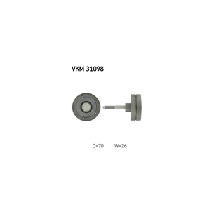 Ролик натягувача ременя SKF VKM 31098 зображення 1