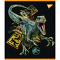 Зошит Yes А5 Jurassic world 18 аркушів клітинка (766809) - зменшене зображення 1