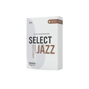 Тростина для саксофона D'Addario Organic Select Jazz - Alto Sax Unfiled 3M - 10 Pack (ORRS10ASX3M) изображение 1