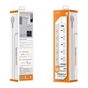 Мережевий фільтр живлення LDNIO SC10610, 5роз + 3USB (SC10610) - зменшене зображення 4
