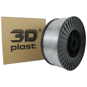 Пластик для 3D-принтера 3Dplast PETG 1.75мм, 3кг, transparent (3DPTG1753CLER) зображення 1