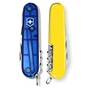 Ніж Victorinox Huntsman Ukraine 91 мм Синьо-прозорий/Жовтий (1.3713.T2.8) - зменшене зображення 6