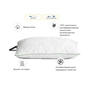 Подушка MirSon Eco Line №618 з евкаліптом М'яка 45х45 см (2200003276602) - зменшене зображення 3