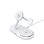 Зарядний пристрій Armorstandart Wireless Charging H101 3 in 1 Magnetic White (ARM78102) - зменшене зображення 1