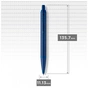 Ручка кулькова Parker IM 17 Professionals UKRAINE Monochrome Blue BP Трезубец (28132_T001y) - зменшене зображення 3