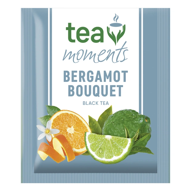 Чай Tea Moments Bergamot Bouquet черный 25х1.8 г (tm.00643) - изображение 3
