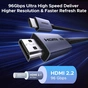 Кабель мультимедийный HDMI M to HDMI M 2.0m V2.2 16K60Hz 96Gbps braided black Ugreen (65900) - уменьшенное изображение 4