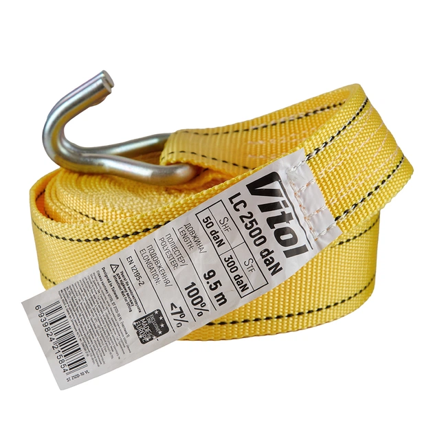 Стяжний ремінь VITOL 5т ST-212D-10 YL 50мм х 10м (ST 212D-10 YL) - picture 4