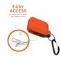 Чохол для навушників UAG для Airpods Pro Silicone Orange/Black (10225K119740) - зменшене зображення 9