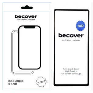 Скло захисне BeCover Google Pixel 7a 10D Black (711490) зображення 1