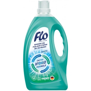 Гель для прання Flo 4 в 1 White 2 л (5900948237733) зображення 1