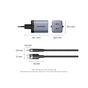 Зарядний пристрій Vention 2xUSB-C PD45W GaN + cable USB-C to USB-C 1.0m black gray (TZ-FCDH0-EU) - зменшене зображення 12