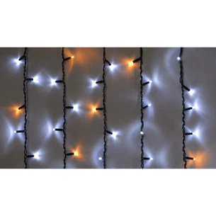 Гірлянда Delux ICICLE 108LED 2x1 м Жовтий flash Білий/Чорний IP44 (90015178) зображення 1