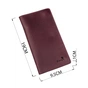 Гаманець Shvigel Шкіряний Бордовий (16196) - зменшене зображення 3