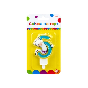 Свеча Maxi Llama "5" висотою 7,62 см (MX622068-5) изображение 1