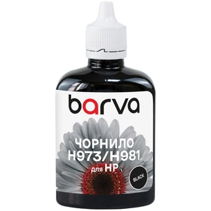 Чорнило Barva HP 970/973/981 100ml, black , pigment (H973-987) зображення 1