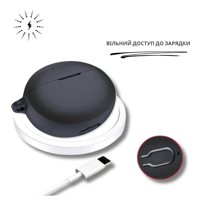 Чохол для навушників BeCover для OnePlus Buds 4 Black (714834) - picture 4