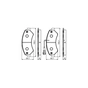 Гальмівні колодки Bosch 0 986 495 095 - зменшене зображення 2
