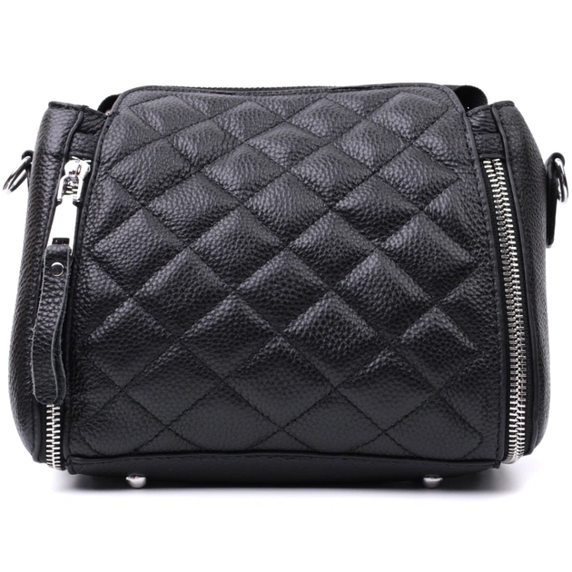 Сумка Vintage З натуральної шкіри Чорна (22667) - зображення 6