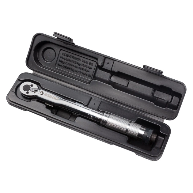 Ключ Sigma динамометричний 1/4" 2-24Нм кейс (6049171) - picture 2