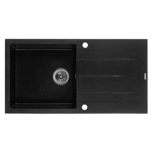 Мийка кухонна GRANADO MORA black shine (gr2601) зображення 1
