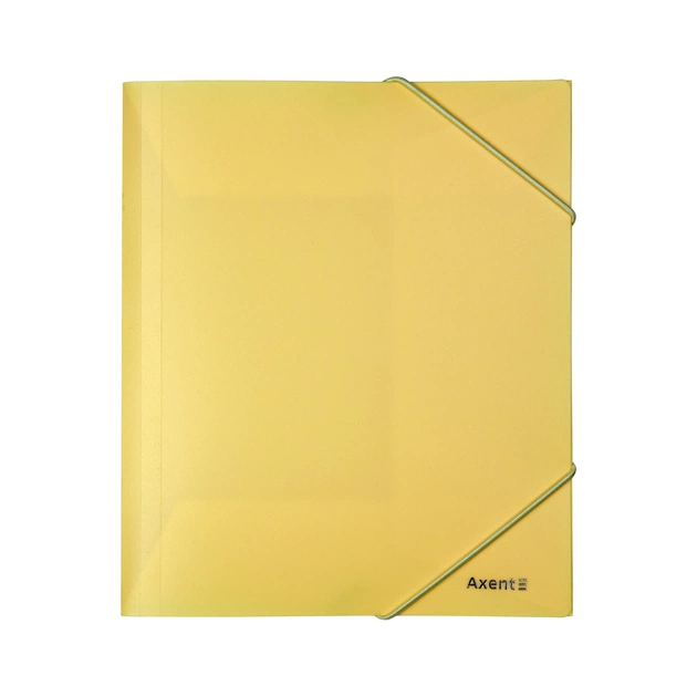 Папка на резинках Axent A5 410 мкм Pastelini yellow (1514-26-A) - изображение 1