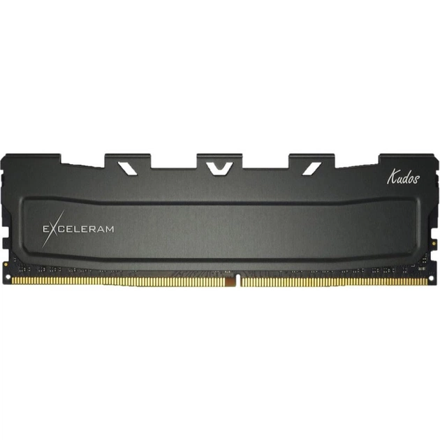 Модуль пам'яті для комп'ютера DDR4 16GB 2400 MHz Black Kudos eXceleram (EKBLACK4162415C) - зображення 1