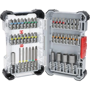 Набір біт Bosch Extra Hard Screwdriver Bit Set, 46шт, магнітний бітотримач, PH,PZ,T, SL, HEX, кейс (2.607.017.723) picture 1