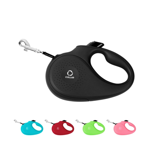 Поводок для собак Collar лента XS до 12 кг 3 м черный (81231) - изображение 1