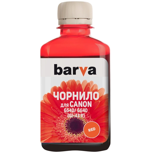 Чернила Barva Canon GI-43 180 мл, RED (CGI43-851) - изображение 1