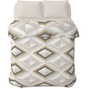 Постільна білизна Home Line Калейдоскоп бежево-графітовий/гл. перламутр , бязь, полуторний (174455) зображення 1