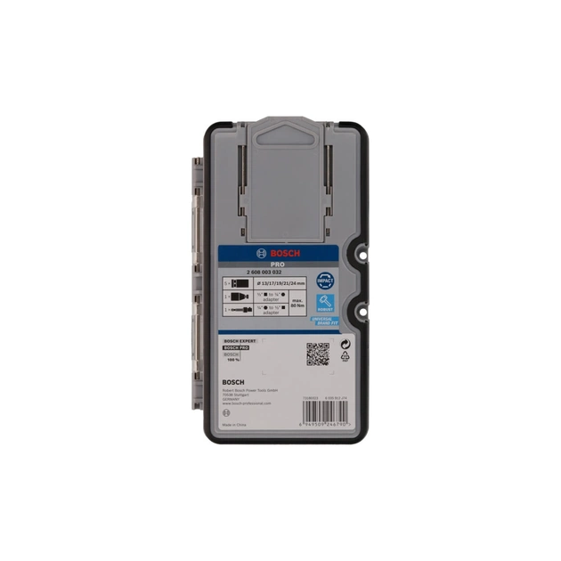 Набір головок Bosch Pro Impact Socket Standard Set 1/2" 13-24 мм (2.608.003.032) - picture 3