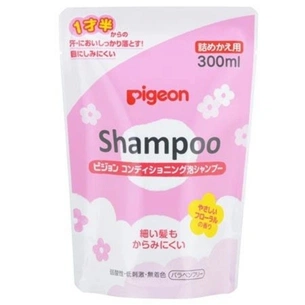 Дитячий шампунь Pigeon пінка для немовлят запасний блок 300 мл (8314) зображення 1
