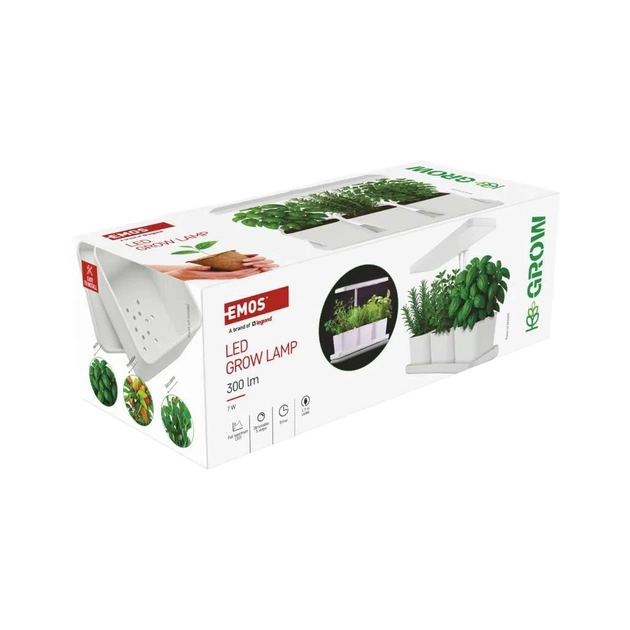 Настільна лампа EMOS LED лампа для рослин 7 W з таймером (Z7904) - picture 9