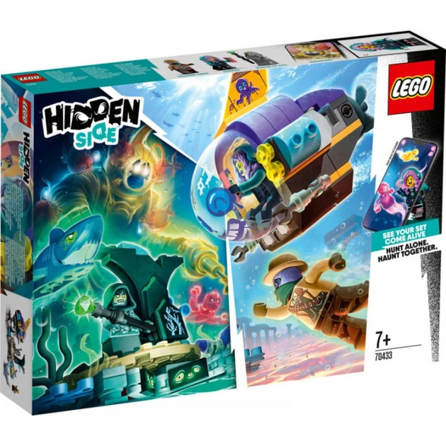 Конструктор LEGO Hidden Side BB 2019 Підводний човен Джей-Бі 224 деталі (70433) - изображение 1