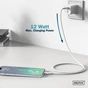 Дата кабель USB 2.0 AM to Lightning 1.0m 12W white Digitus (AK-600108-010-W) - зменшене зображення 5
