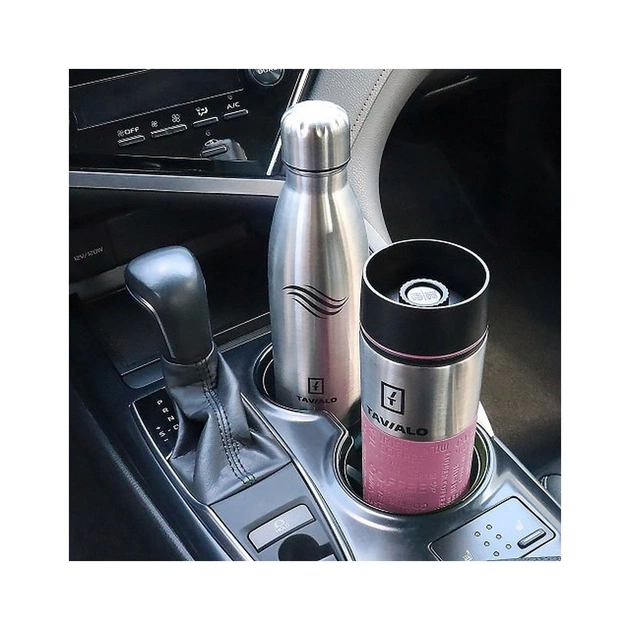 Термокружка Tavialo + 2 ущільнювальних кільця 420 мл Рожевий (190420111) - зображення 6