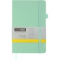 Книга записная Buromax Etalon 125x195 мм 96 листов в клетку обложка из искусственной кожи Мятная (BM.291160-38) - уменьшенное изображение 1