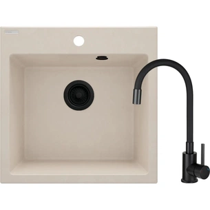 Мийка кухонна Deante Evora ZQJ_X103 + зміш. BOC_X72M (ZQJN5103) зображення 1