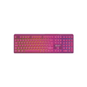 Клавіатура Canyon Fortnax Bluetooth/Wireless/ USB UA Pink (CND-SKBW2) зображення 1