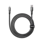 Дата кабель USB 2.0 AM to Lightning 1.2m 3A zinc alloy braided Remax (6954851262404) - уменьшенное изображение 1