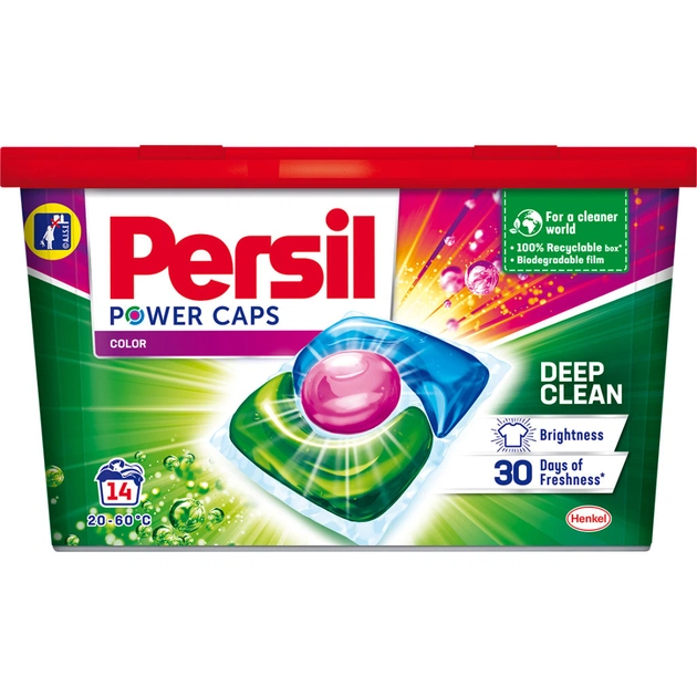 Капсули для прання Persil Колор 14 шт. (9000101513219) - изображение 1
