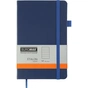 Книга записна Buromax Etalon 125x195 мм 96 аркушів в лінію обкладинка зі штучної шкіри Синя (BM.291260-02) - зменшене зображення 1