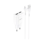 Зарядний пристрій HOCO C88A Star round 2xUSB + cable Lightning 12W White (6931474749512) - зменшене зображення 2