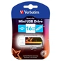 USB флеш накопичувач Verbatim 16GB STORE'NGO MINI NEON ORANGE USB 2.0 (49394) - зменшене зображення 2