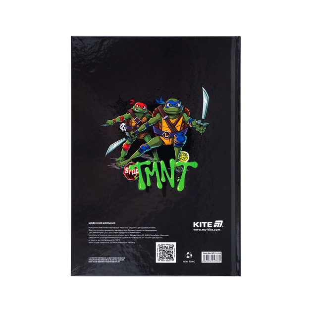 Щоденник шкільний Kite Ninja Turtles, тверда обкладинка (NT25-262) - изображение 8