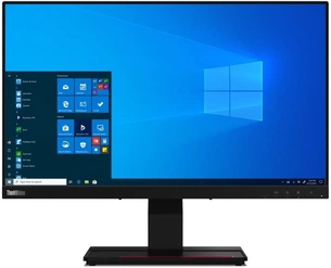 Монiтор Lenovo 23.8" ThinkVision T24t-20 (62C5GAT1UA) IPS Black Touch Screen зображення 1