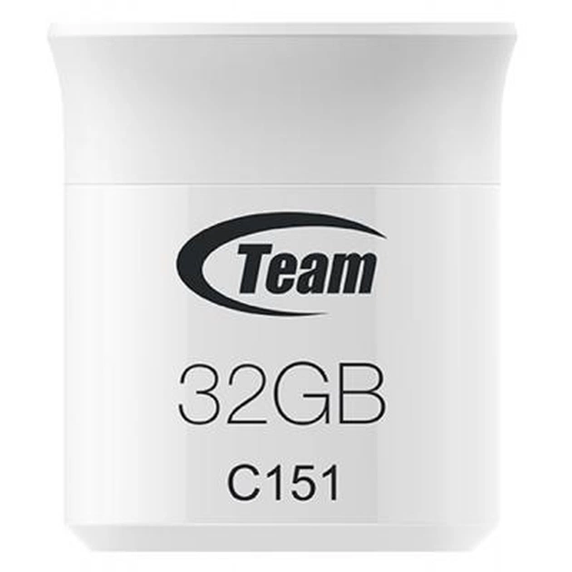 USB флеш накопичувач Team 32GB C151 White USB 2.0 (TC15132GB01) - изображение 1