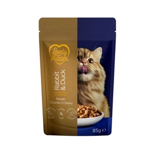 Вологий корм для кішок Lovely Hunter Sterilised Adult with Rabbit and Duck 85 г (LHU47938) зображення 1
