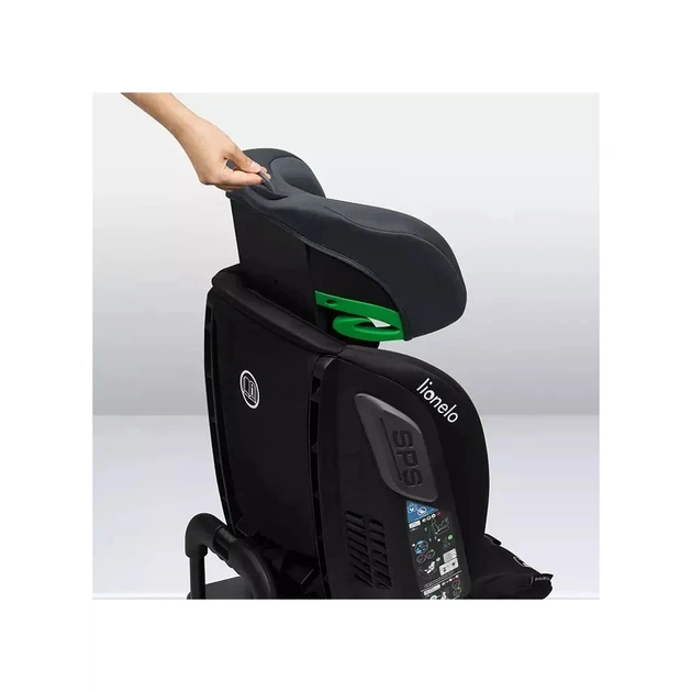 Автокрісло Lionelo Bastiaan RWF i-Size Grey Stone, чорно-сіре (LO-BASTIAAN RWF I-SIZE GREY STONE) - picture 8